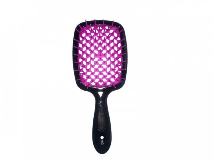 Гребінець для волосся міні чорно-фіолетовий JANEKE 1830 Superbrush Small The Original Italian 1 шт (Ціна: 600 грн.)