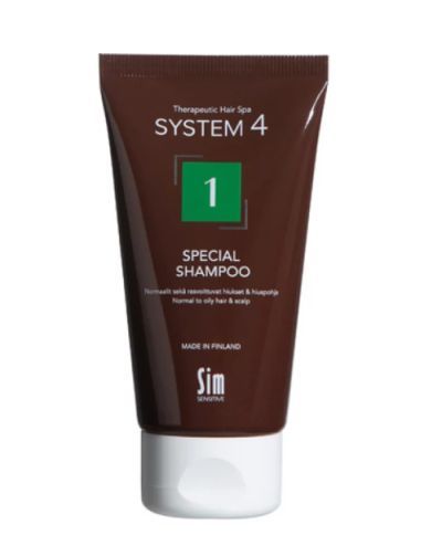 SIM SENSITIVE System 4 Special Shampoo шампунь №1 для нормальної шкіри голови та схильної до жирності 75 мл