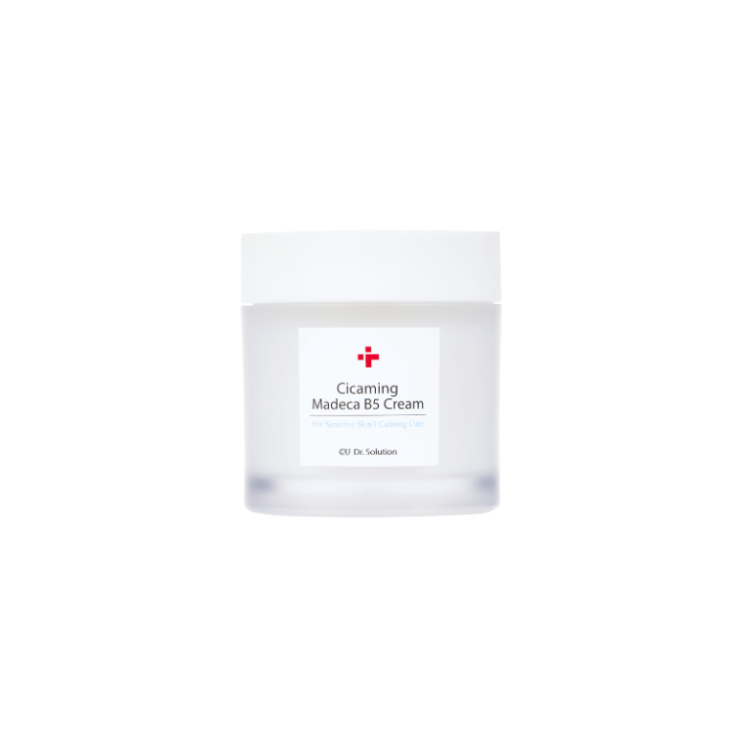 Успокаивающий крем с центеллой и пантенолом CUSKIN Dr.Solution Cicaming B5 Madeca Cream 70 мл