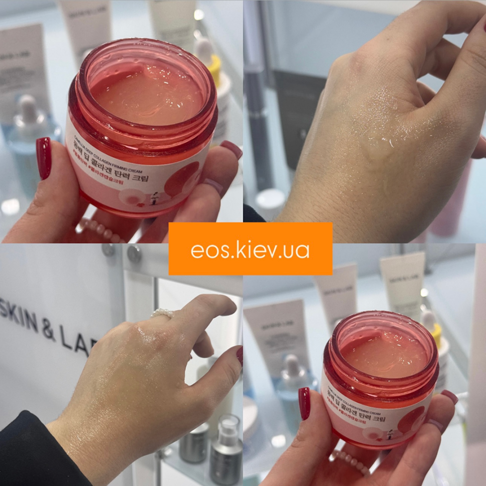 Увлажняющий крем с коллагеном ROUND LAB Camellia Deep Collagen Firming Cream 50 мл (Цена: 1 195 грн.)