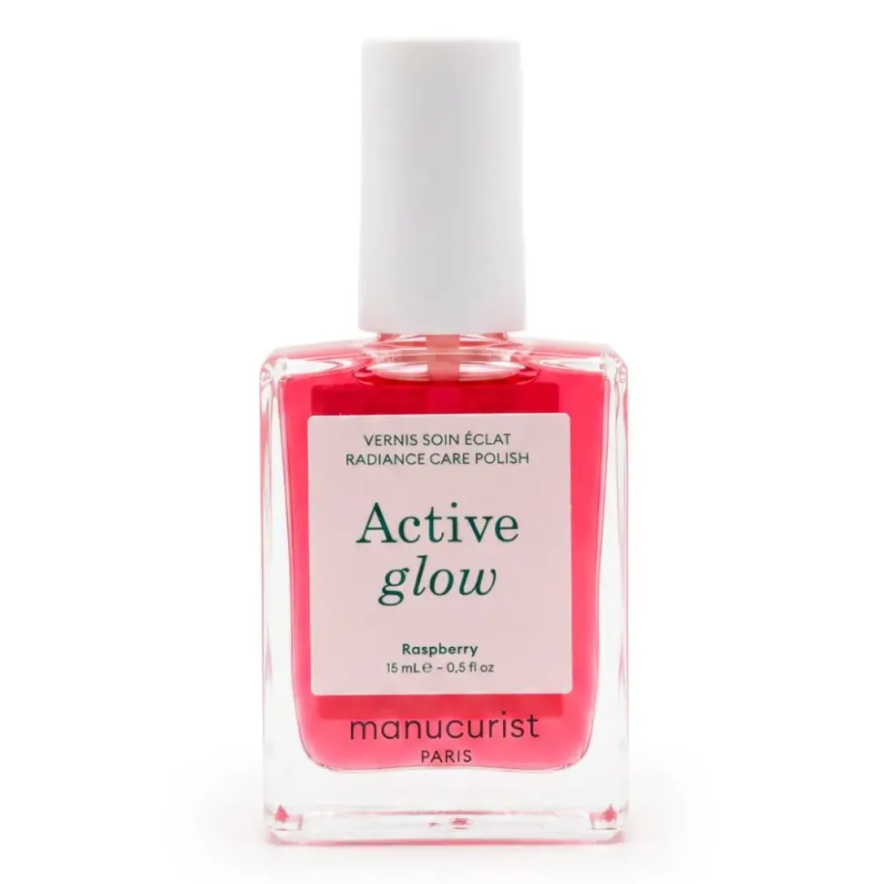 MANUCURIST лак для нігтів з персиково-рожевим глянцевим ефектом Active Glow Raspberry 15 мл (Ціна: 890 грн.)
