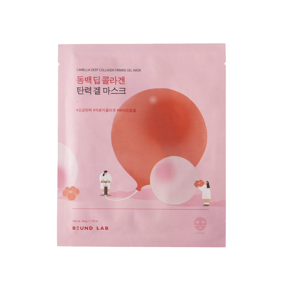 Гелевая маска с колагеном ROUND LAB Camellia Deep Collagen Firming Gel Mask шт (Цена: 195 грн.)