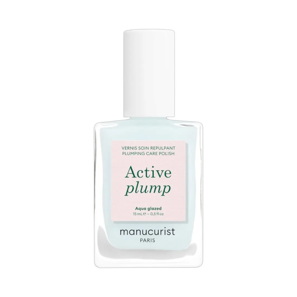 MANUCURIST лак для нігтів з колагеном та перламутровим молочним покриттям Active Plump Aqua Glazed 15 мл (Ціна: 890 грн.)