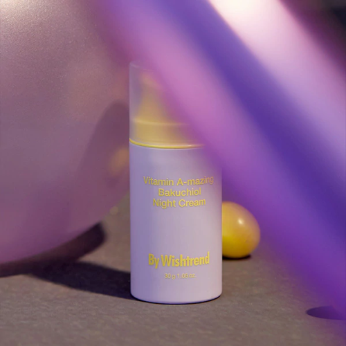Крем ночной с ретинолом и бакучиолом BY WISHTREND Vitamin A-mazing Bakuchiol Night Cream 30 мл