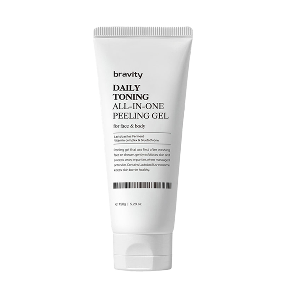 Гель-скатка для лица и тела BRAVITY Daily Toning All In One Peeling Gel 200 г (Цена: 1 710 грн.)
