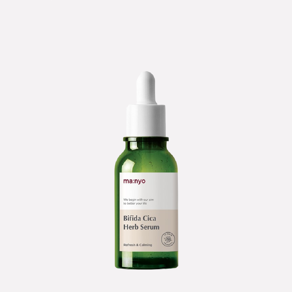 Заспокійлива сиворотка із центеллою та біфідобактеріями MANYO Bifida Cica Herb Serum 50 мл (Ціна: 989 грн.)