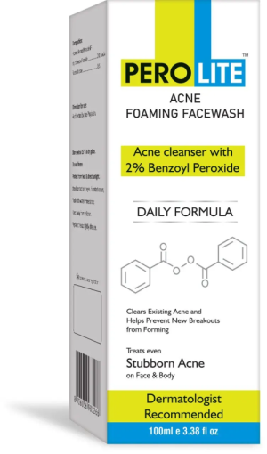 PEROLITE Acne Cleanser with 2% Benzoyl Peroxide очисник для проблемної шкіри 100 мл