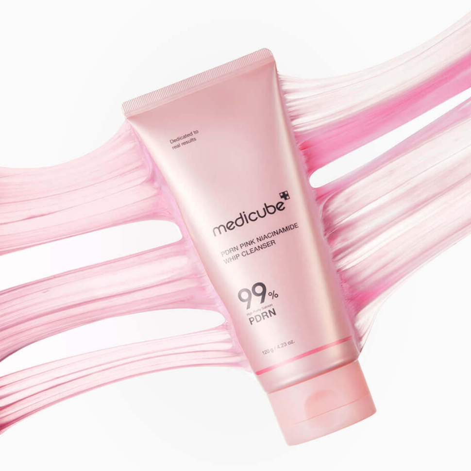 MEDICUBE очищувальна пінка з полінуклеотидами та ніацинамідом PDRN Pink Niacinamide Whip Cleanser 120 г  (Ціна: 990 грн.)