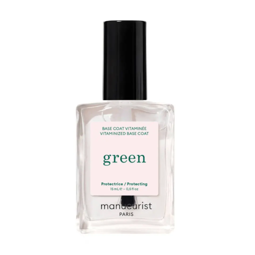 MANUCURIST вітамінізована основа під лак для нігтів Green Base Coat Vitaminée 15 мл