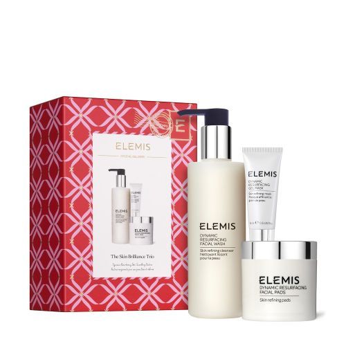 ELEMIS подарункове тріо для сяяння та шліфовки шкіри The Skin Brilliance Trio Dynamic Resurfacing Skin Smoothing Routine уп