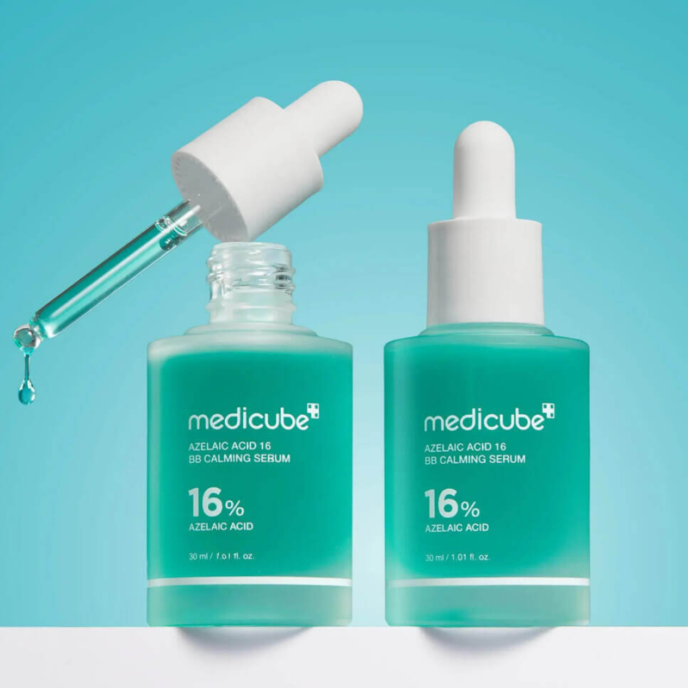 MEDICUBE заспокійлива сироватка з азелаїновою кислотою 16%  Azelaic Acid 16 BB Calming Serum 30 мл (Ціна: 1 190 грн.)