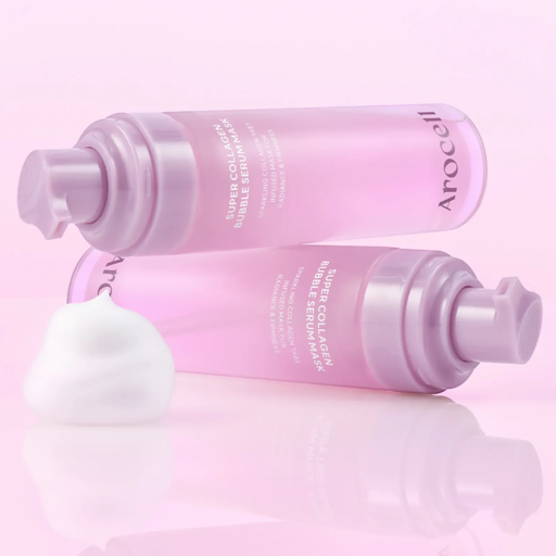 Пузырьковая сыворотка-маска с коллагеном AROCELL Collagen Bubble Serum Mask 90 г