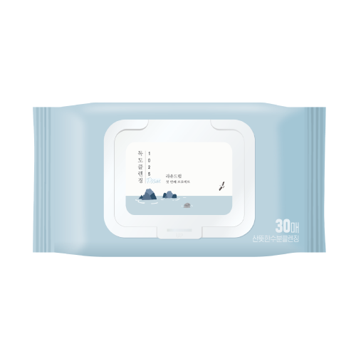 Очищающие салфетки ROUND LAB 1025 Dokdo Cleansing Tissue уп
