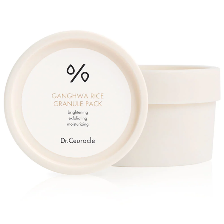 DR.CEURACLE зволожуюча маска для обличчя з екстрактом рису Ganghwa Rice Granule Pack 115 г