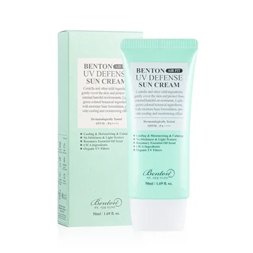Солнцезащитный крем с центеллой BENTON Air Fit UV Defense Sun Cream SPF50+/PA++++ 50 мл