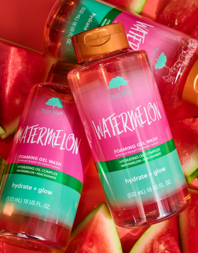 Гель для душа сочный арбуз TREE HUT Watermelon Foaming Gel Wash 532 мл  (Цена: 800 грн.)