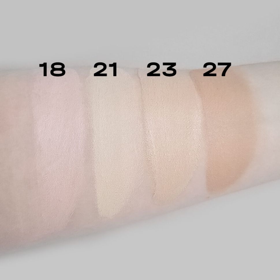Сатиновый стойкий тональный кушон 18 C (Seashell) UNLEASHIA Healthy Green Cushion SPF30/PA++  (Цена: 1 089 грн.)