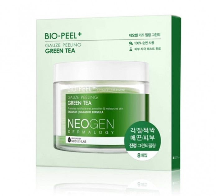 Пилинговые диски с зеленым чаем Neogen BIO-PEEL GAUZE PEELING GREEN TEA  1 шт  (Цена: 32 грн.)