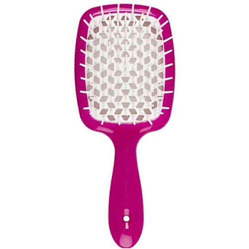 Гребінець для волосся рожевий з білим JANEKE 1830 SuperbrushThe Original Italian 1 шт