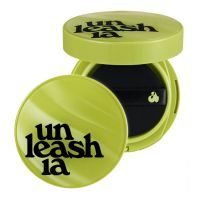 UNLEASHIA сатиновий тональний кушон 27 W (Peachtan) Healthy Green Cushion SPF30/PA++