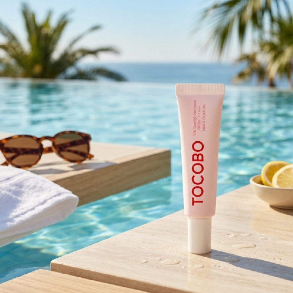 TOCOBO вітамінний сонцезахисний крем з тонуючим ефектом Vita Tone Up Sun Cream SPF50+ PA++++ 10 мл (Ціна: 250 грн.)