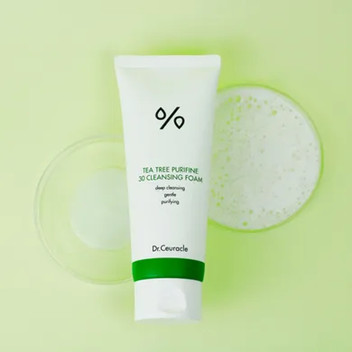 Гель-пенка для очищения кожи с экстрактом чайного дерева DR.CEURACLE Tea Tree Purifine 30 Cleansing Foam 150 мл (Цена: 1 045 грн.)