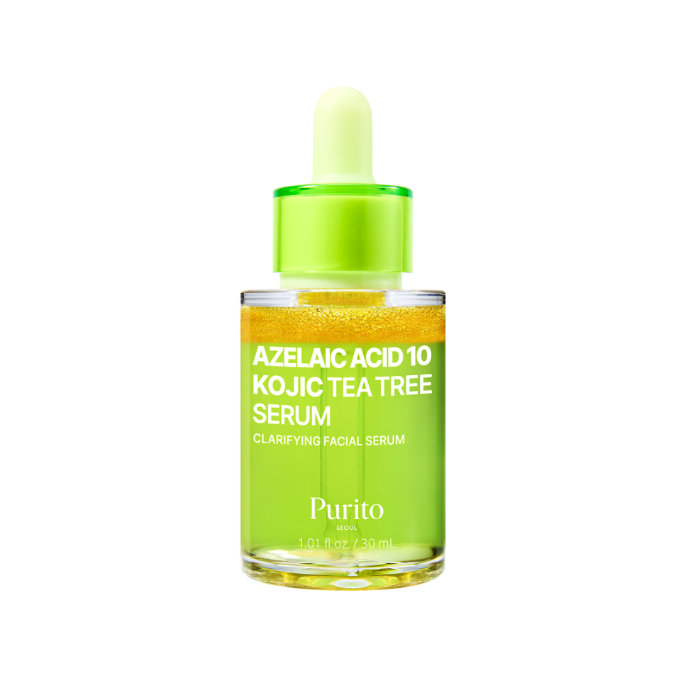 Сыворотка против акне с чайным деревом, азелаиновой и коевой кислотами PURITO SEOUL Azelaic Acid 10 Kojic Tea Tree Serum 30 мл (Цена: 1 170 грн.)