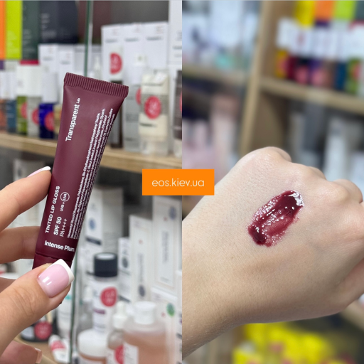 Солнцезащитный бальзам для губ Насыщенная слива TRANSPARENT LAB Tinted Lipgloss SPF 50 Intens Plum 15 мл 