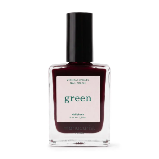 Лак для ногтей с красно-черным оттенком MANUCURIST Green Hollyhock 15 мл