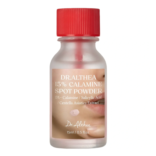 DR. ALTHEA точковий засіб проти запалень з каламіном і кислотами 15% Calamine Spot Powder точковий засіб проти запалень з каламіном і кислотами 15 мл