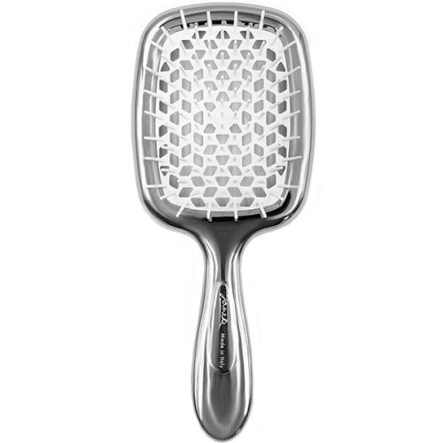 Расческа для волос cеребро с белым JANEKE Superbrush Limited Silver and White 1 шт (Цена: 1 400 грн.)