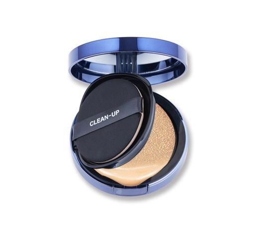 Антивозрастной ВВ крем кушон CUSKIN Clean-Up Skinfit Cushion pact SPF50+/PA+++ 15 г 