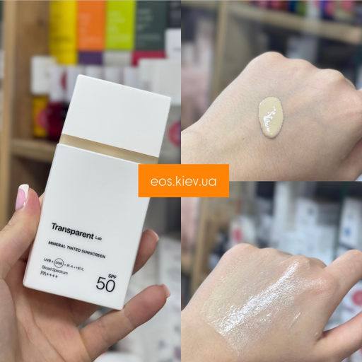 Минеральный солнцезащитный крем с легким тонирующим эффектом TRANSPARENT LAB Mineral Tinted Sunscreen Light SPF50+ 100 мл
