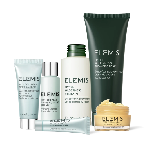 Роскошная косметичка с бестселлерами для лица и тела ELEMIS Travel Edition: Face & Body Little Luxuries (Цена: 2 520 грн.)