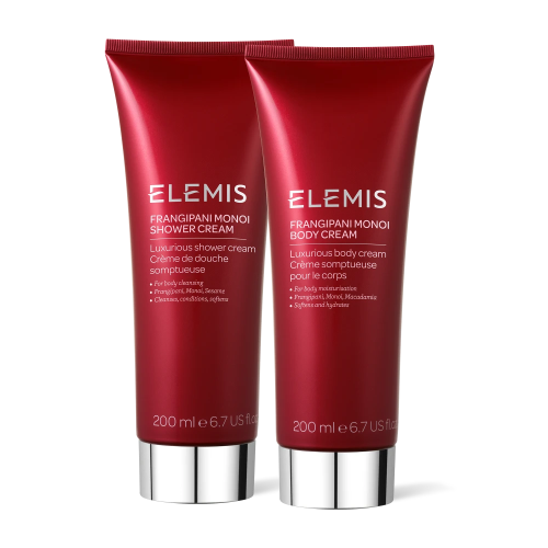 ELEMIS The Story of Frangipani Monoi Gift Set набір засобів для душу Франжипані (Ціна: 1 850 грн.)