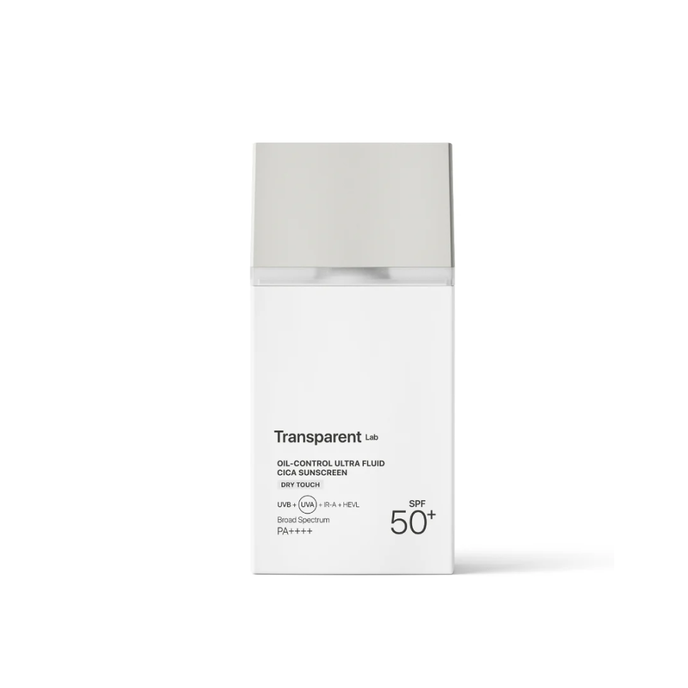 TRANSPARENT LAB ультралегкий сонцезахисний флюїд із матуючим ефектом Oil Control Ultra Fluid Cica Sunscreen SPF50+ 100 мл (Ціна: 1 896 грн.)