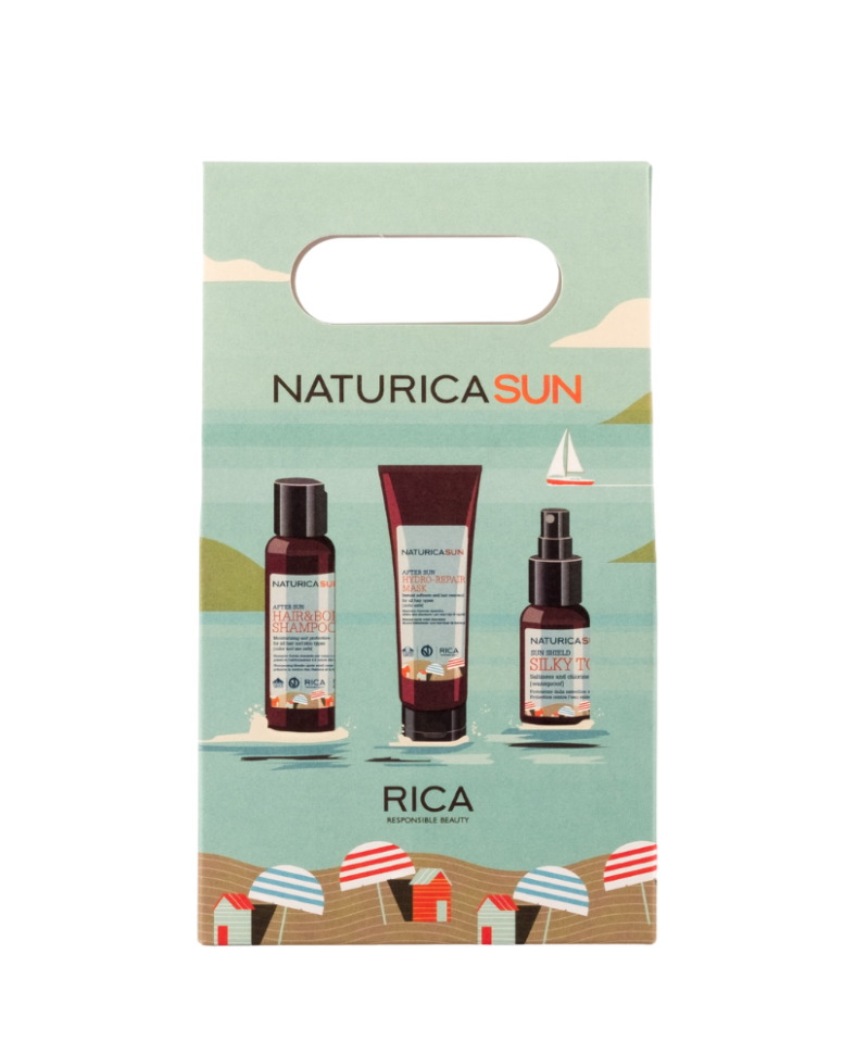 RICA Naturica Sun Set набір для захисту волосся в літку повнорозмірний уп (Ціна: 2 411 грн.)