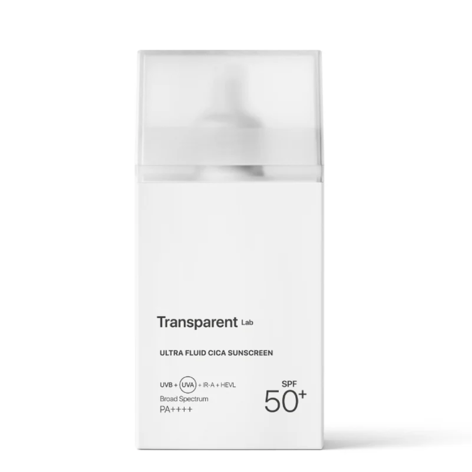 Ультралегкий солнцезащитный крем флюид TRANSPARENT LAB Ultra Fluid Cica Sunscreen SPF50+ 100 мл (Цена: 1 896 грн.)