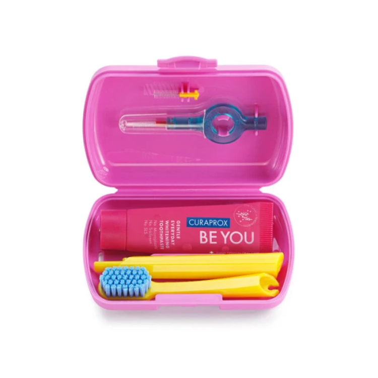 CURAPROX дорожній набір для догляду за зубами Be You Travel Set Pink (Ціна: 732 грн.)