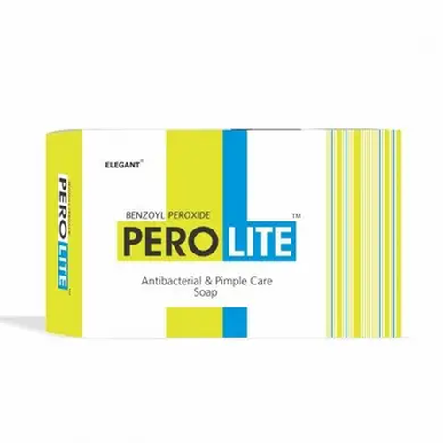 Мыло очищающее с бензоил пероксидом Перолайт PEROLITE Benzoyl Peroxide Antibacterial and Pimple Care Soap 75 г