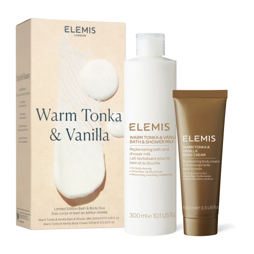 Набор дуэт для тела Ароматный миндаль и ваниль ELEMIS Kit: Warm Tonka & Vanilla Body Duo  (Цена: 1 540 грн.)