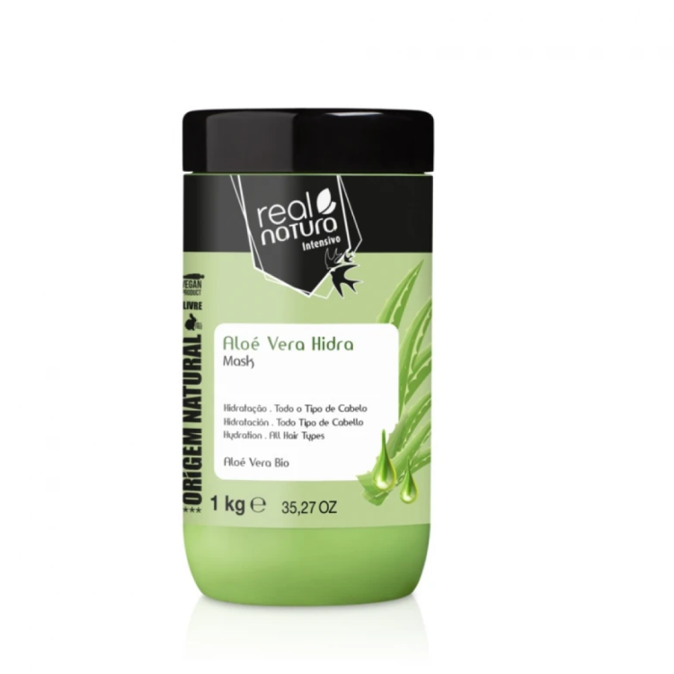 REAL NATURA Sem Sal Aloe Vera Hidra зволожуюча маска для волосся 1000 мл (Ціна: 815 грн.)