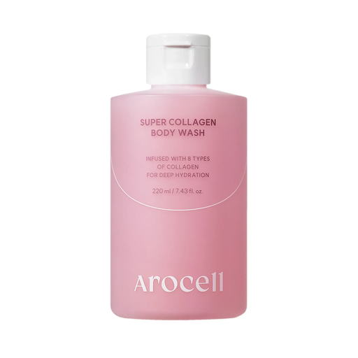 Увлажняющий гель для душа с коллагеном AROCELL Super Collagen Body Wash 220 мл