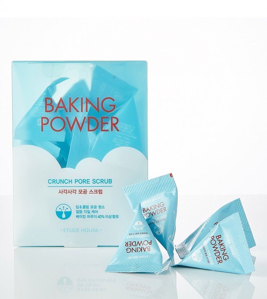 Скраб для очищения лица с содой в пирамидкат от Etude House Baking Powder Crunch Pore Scrub 24Х7г (Цена: 365 грн.)