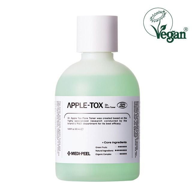 MEDI-PEEL Dr. Apple Tox Pore Toner пілінг-тонер із AHA-кислотами 500 мл (Ціна: 890 грн.)