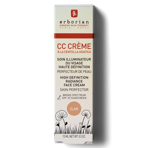 Крем CC корректирующий совершенное сияние ERBORIAN Clair High Definition Radiance Face Cream Skin Perfector 15 мл (Цена: 1 199 грн.)