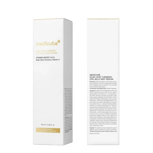 MEDICUBE освітлювальна гель-сироватка з кодзієвою кислотою та куркумою Kojic Acid Turmeric Vita Jelly Mist Serum 100 мл