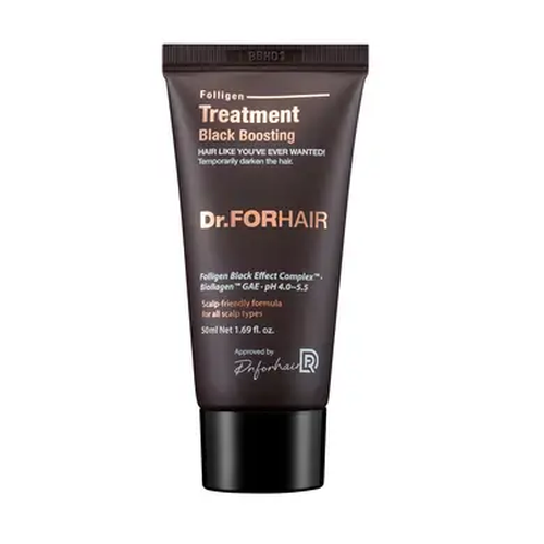 Бальзам-кондиционер для восстановления цвета седых волос DR.FORHAIR Folligen Black Treatment 50 мл (Цена: 390 грн.)