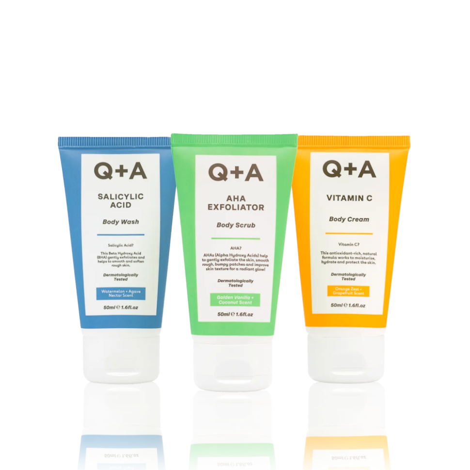 Подарочный набор для тела Q+A Bodycare Heroes Gift Set уп (Цена: 570 грн.)
