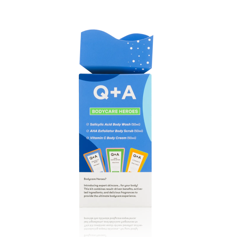 Подарочный набор для тела Q+A Bodycare Heroes Gift Set уп (Цена: 570 грн.)